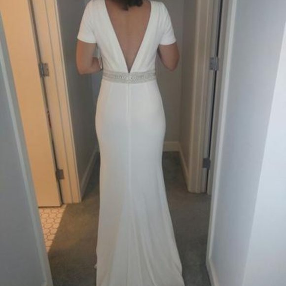 BHLDN Badgley Mischka Alice Wedding Gown Size 12 NEW - Picture 5 of 10